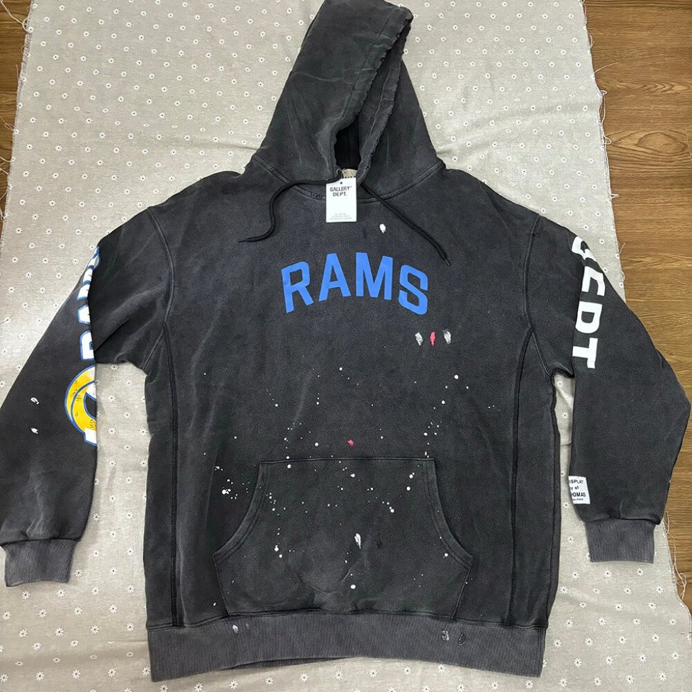 Gallery Dept. LA Rams Hoodie Black